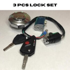 3 Pcs Lock Kit with Computerized Key