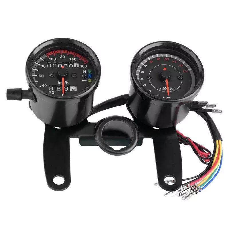 Universal Motorbike LED Tachometer Km/h Speedometer - AutoZ.pk